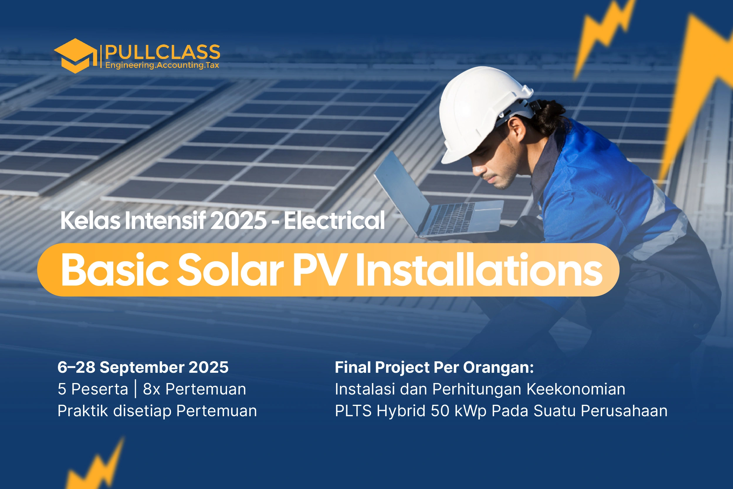 Basic Solar PV Installation (PLTS Hybrid 50 kWp)